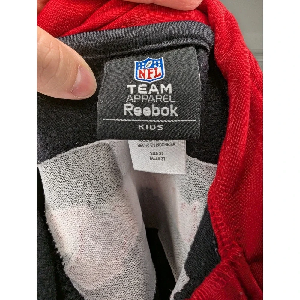 Reebok NFL Boys Sz 3T Tampa Bay Buccaneers Embroidered Full Zip Jacket Bucs